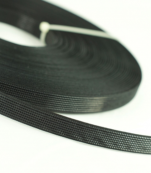 12mm Polyester Boning - Black 10 Mtrs - Click Image to Close